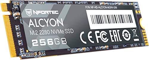 Nfortec Alcyon M.2 SSD 256GB NVMe,Disco Duro Estado sólido Interno con Interfaz PCI Express Gen3