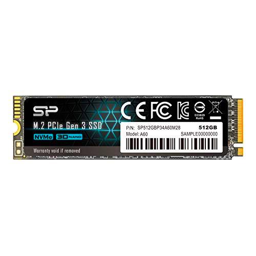 Silicon Power PCIe M.2 NVMe SSD 512GB Gen3x4 R/W up to 2