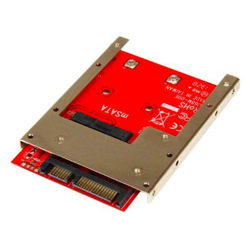 StarTech.com SAT32MSAT257 - Adaptador conversor de SSD mSATA a SATA de 2.5"