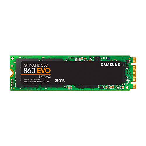 Samsung V-Nand SSD 860 EVO SATA M.2, 250 GB, 550 MB/s Seq Read