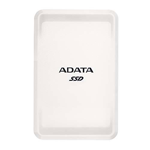 Adata Sc685, Solid State Drive, 250Gb, Usb-C 3.2 (10 Gbit/S), Weiß