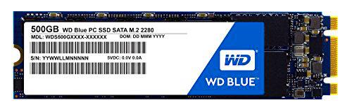WD Blue SSD M.2 - Disco duro sólido de 500 GB (SATA III 6 GB/s