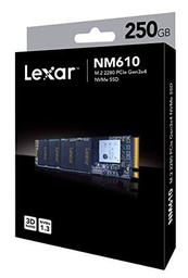 Lexar Disco Duro Sólido, Multicolor, 250 GB