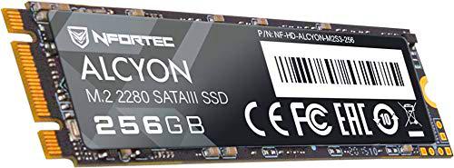 Nfortec Alcyon M.2 SSD 256GB SATA III,Disco Duro Estado sólido Interno con Interfaz Serial ATA III 6Gb/s