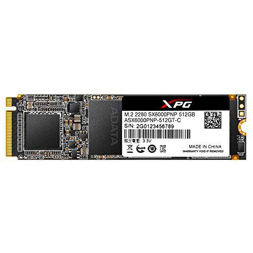 XPG SX 6000 Pro Unidad de Estado sólido M.2 512 GB PCI Express 3.0 3D TLC NVMe