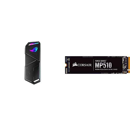 ASUS ROG Strix Arion - Caja de SSD M.2 NVMe + Corsair MP510 Force Series
