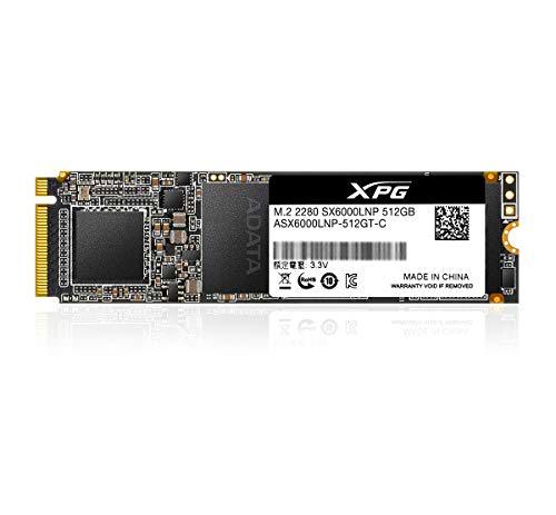 XPG SX6000 Lite Unidad de Estado sólido M.2 512 GB PCI Express 3.0 3D TLC NVMe