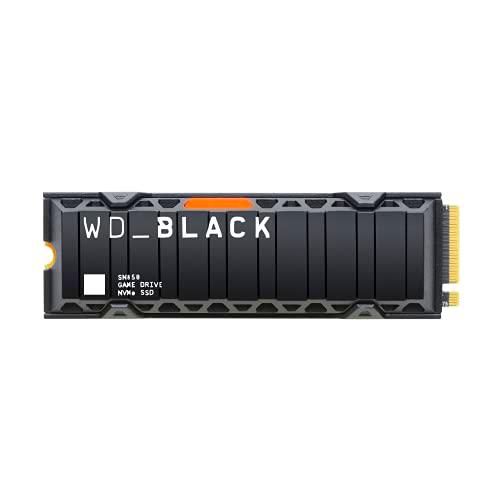 WD_BLACK SN850 de 2 TB: SSD interna con disipador térmico para gaming; tecnología PCIe Gen.4