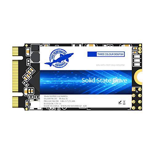 Dogfish SSD M.2 2242 250GB Ngff Unidad De Estado Sólido Incorporada Altura de Alta Velocidad Unidad de Disco Duro de Alto Rendimiento para computadora portátil de Escritorio (250GB, M.2 2242)