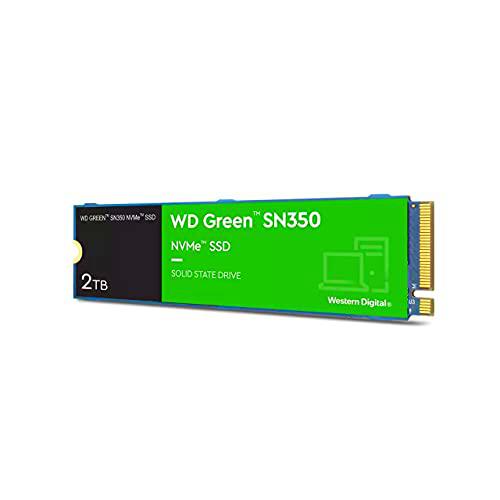 WD Green SN350 2 TB, NVMe SSD - Gen3 PCIe, QLC, M.2 2280