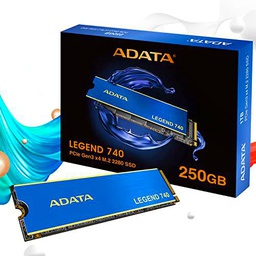 ADATA Legend 740 PCIe Gen3 x4 M.2 2280 Unidad de Estado sólido de 250 GB para Juegos de PC