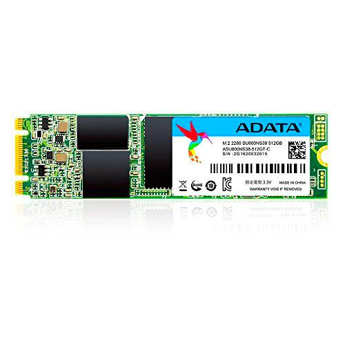 ADATA ASU800NS38-512GT-C 512GB M.2 Serial ATA III Unidad de Estado sólido