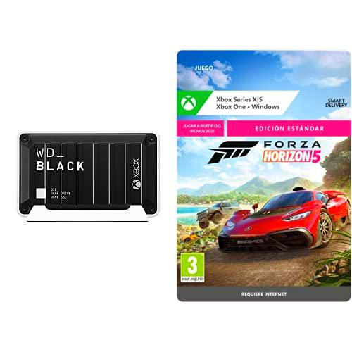 WD_BLACK D30 de 500 GB Game Drive SSD + Forza Horizon 5: Standard | Xbox &amp; Windows 10