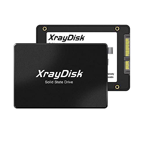 Xraydisk 1 TB SSD NAND TLC de 2,5" SATA III - Disco SSD interno de 1000 GB compatible con ordenador portátil y ordenador de sobremesa (1TB
