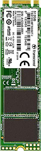 Transcend MTS950T-I - Disco Duro Interno de 512 GB M.2 PCIe NVMe SSD 2280 SATA 6 GB/s Retail TS512GMTS950T-I