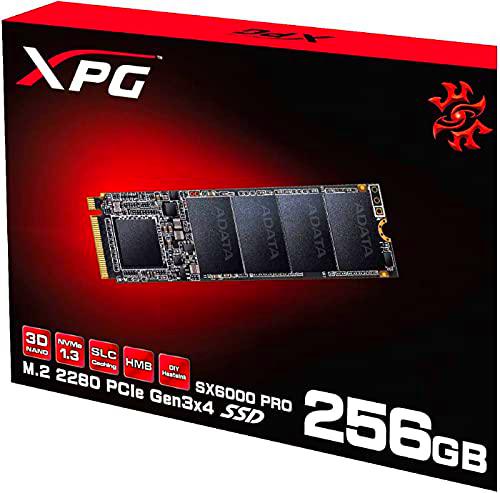 ADATA XPG SX6000 Pro - Disco Duro SSD para Juegos (256 GB