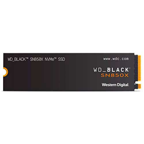 WD_Black SN850X 1TB M.2 2280 PCIe Gen4 NVMe SSD Almacenamiento para Juegos hasta 7300MB/s