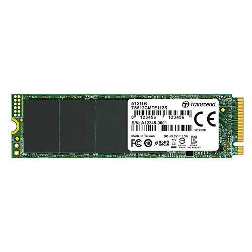 TRANSCEND SSD 512GB M.2 MTE112S (M.2 2280) PCIE GEN3 X4 NVME