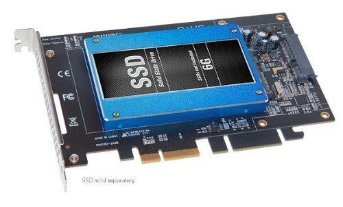 Sonnet Technology TSATA6-SSD-E2 - Tarjeta PCIe para SSD, Negro