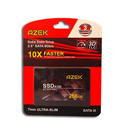 AZEK AZ-SSD-A100 256GB 2.5" SATA III 6Gb/s SSD Read/Write: Up to 550/500MB/s