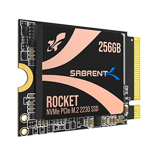 Sabrent Rocket 2230 NVMe 4.0 Unidad SSD M.2 2230 PCIe 4.0 de Alto Rendimiento de 256 GB para Steam Deck