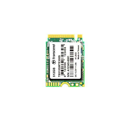 Transcend MTE300S 512GB NVMe PCIe Gen3 x4 M.2 2230 Internal Solid State Drive (SSD) 3D TLC NAND (TS512GMTE300S)