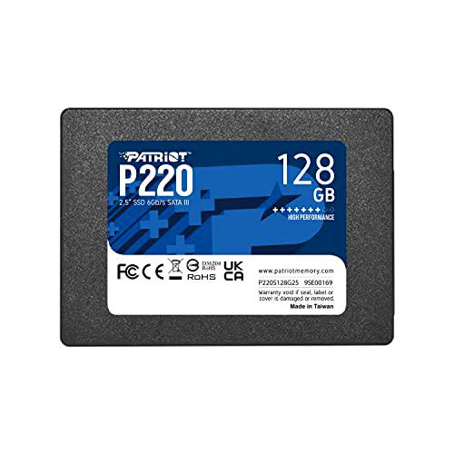 Patriot P220 SSD 128GB SATA III Disco Sólido Interno 2.5"
