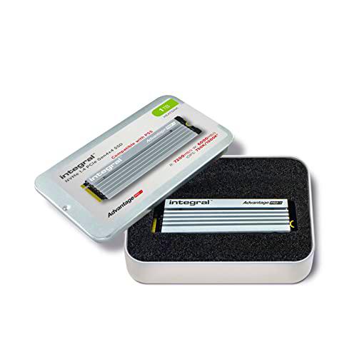 Integral Advantage Pro-1 SSD NVME M.2 2280 PCIe Lightning-Fast Gen4x4 R-7200MB/s W-6000MB/s Disipador de Calor Integrado Compatible con PS5