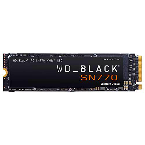 WD_BLACK 1TB SN770 M.2 2280 PCIe Gen4 NVMe Gaming SSD up to 5150 MB/s read speed
