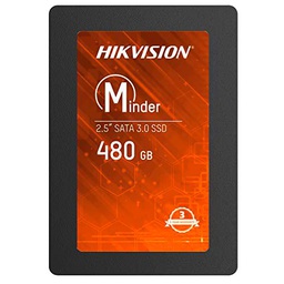 Hikvision HIK Storage SSD MINDER SATA 2,5" R/W hasta 550/470 MB/s 480GB