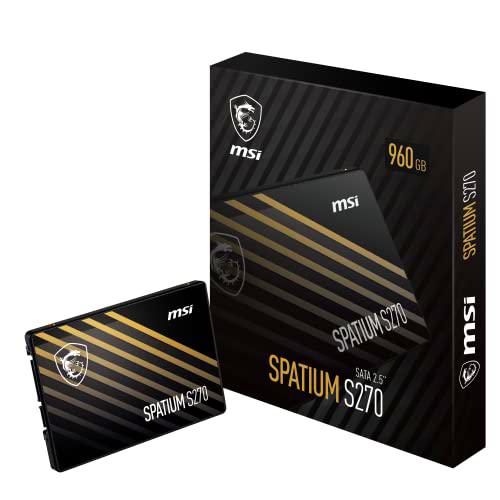 MSI Spatium S270 SATA 2,5" Disco duro 960GB, 3D Nand