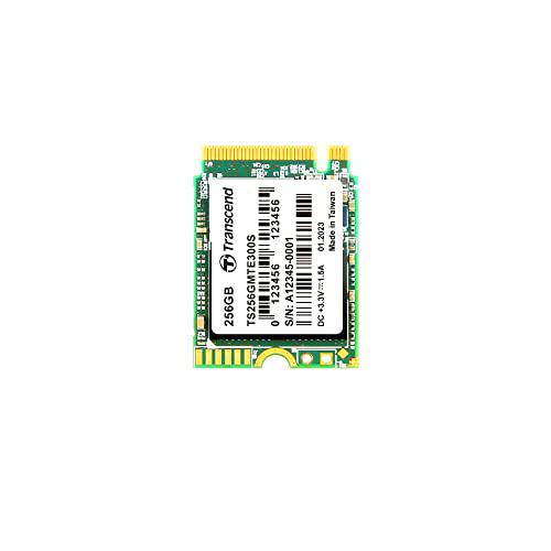 Transcend MTE300S 256GB NVMe PCIe Gen3 x4 M.2 2230 Internal Solid State Drive (SSD) 3D TLC NAND (TS256GMTE300S)