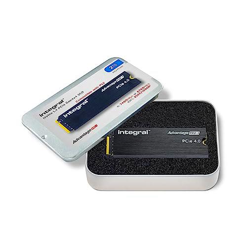 Integral Advantage Unidad de Estado sólido Pro-1 SSD NVME 2TB M.2 2280 PCIe rápido Gen4x4 R-7400MB/s W-6700MB/s