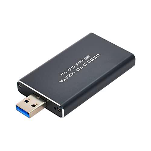 chenyang USB 3.0 a mSATA SSD caja de disco duro Mini PCI-E 1.8 &quot;mSATA 52Pin adaptador de caja
