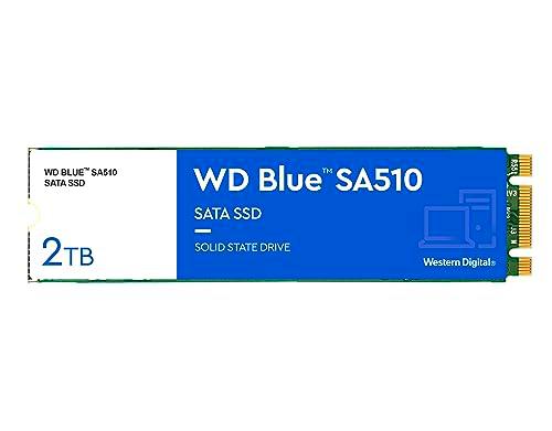 WD Blue SA510 2 TB M.2 SATA SSD con hasta 560 MB/s de Velocidad de Lectura