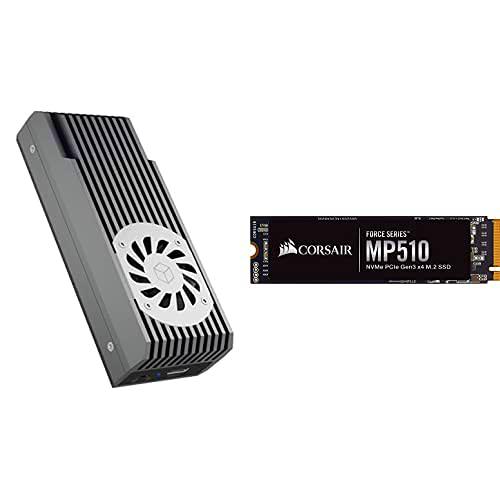 Corsair Icy Box M.2 NVMe - Carcasa con Ventilador (USB 3.1 Gen2