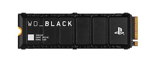 WD_Black SN850P SSD NVMe de 4 TB con Licencia Oficial para Consolas PS5 (SSD para Juegos internos; disipador de Calor optimizado; tecnología PCIe Gen4