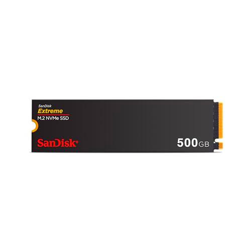 SanDisk Extreme 500GB M.2 2280 PCIe Gen4 NVMe SSD con Velocidad de Lectura de hasta 5150 MB/s