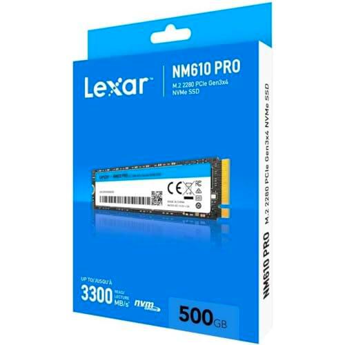 Lexar Disque SSD NM610 Pro 500Go - NVMe M.2 Tipo 2280