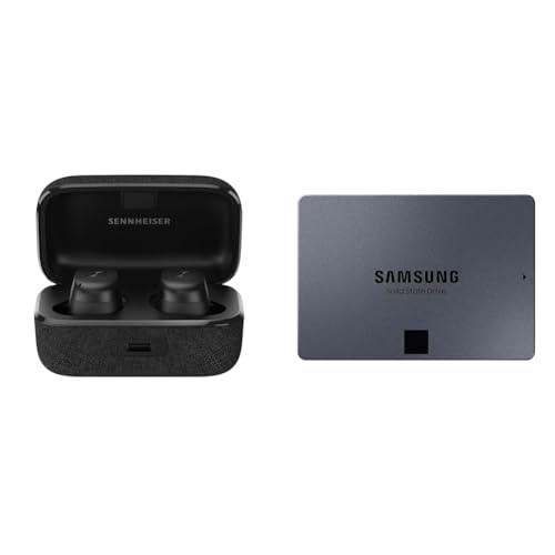 Sennheiser Momentum True Wireless 3 - Auriculares intraurales Bluetooth &amp; Samsung 870 QVO 4 TB SATA 2.5 Inch Internal Solid State Drive (SSD) (MZ-77Q4T0)