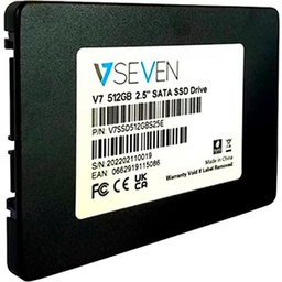 V7 V7SSD512GBS25E Unidad de Estado sólido 2.5" 512 GB Serial ATA III 3D TLC