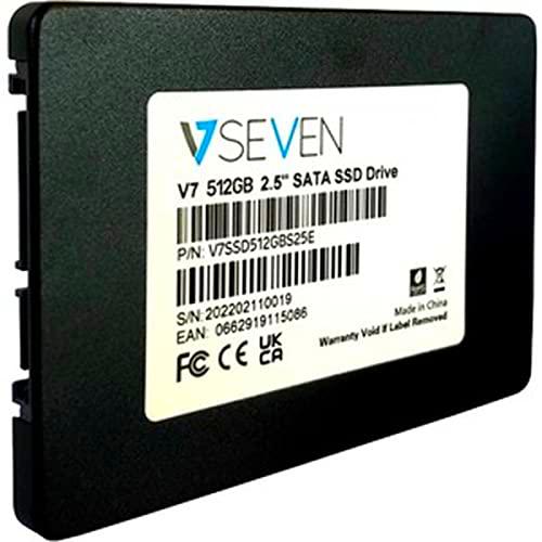V7 V7SSD512GBS25E Unidad de Estado sólido 2.5" 512 GB Serial ATA III 3D TLC