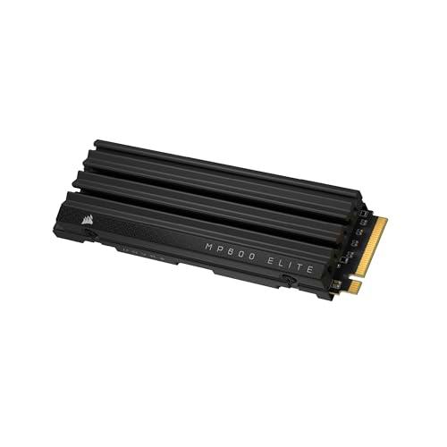 Corsair MP600 Elite Unidad SSD NVMe M.2 PCIe Gen4 x4 de 1 TB con Disipador Térmico Incluido