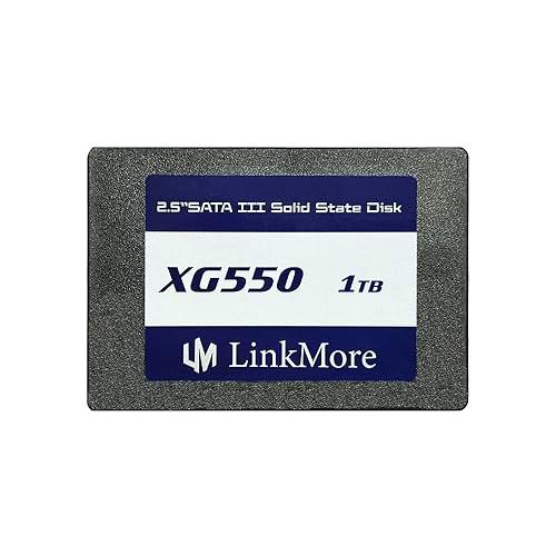 LinkMore XG550 1TB SSD, Disco Duro SSD SATA III de 2,5" (6 GB/s)