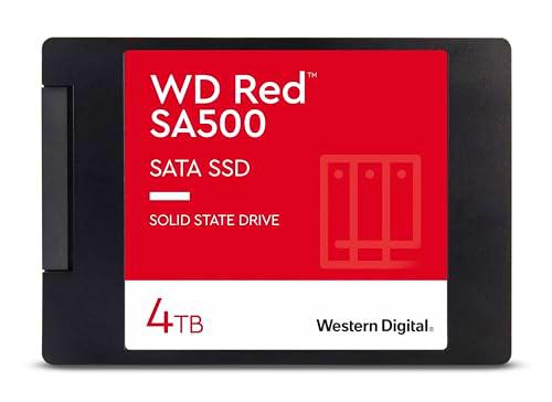 WD Red SA500 4TB, NAS SATA SSD, 2.5 Inch