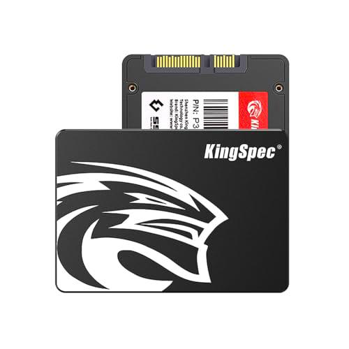 Kingspec 512GB SATA SSD 2.5", Interno Disco Duro SSD 3D NAND Flash