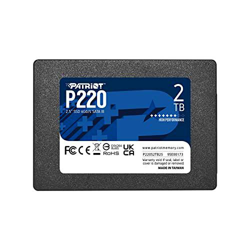 Patriot P220 SSD 2TB SATA III Disco Sólido Interno 2.5"