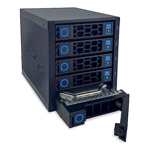 FANTEC 2554 WR-C3151-6G SAS/SATA 6G backplane housing for 5x 3.5"/2.5" HDD/SSD on a tray in a 3X 5.25 module