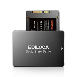 Ediloca ES106 500GB SSD SATA III 6Gb/s 2.5" 3D NAND Disco Duro Interno