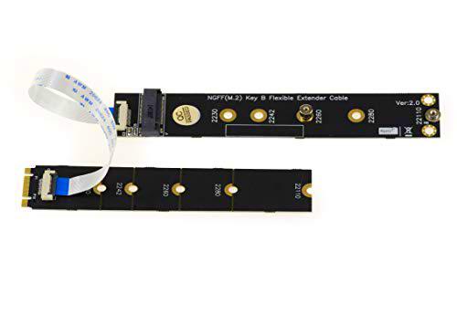 KALEA-INFORMATIQUE KALEA-INFORMATIQUE. Extensor Riser M.2 NGFF B Key para SSD M2 tipo SATA